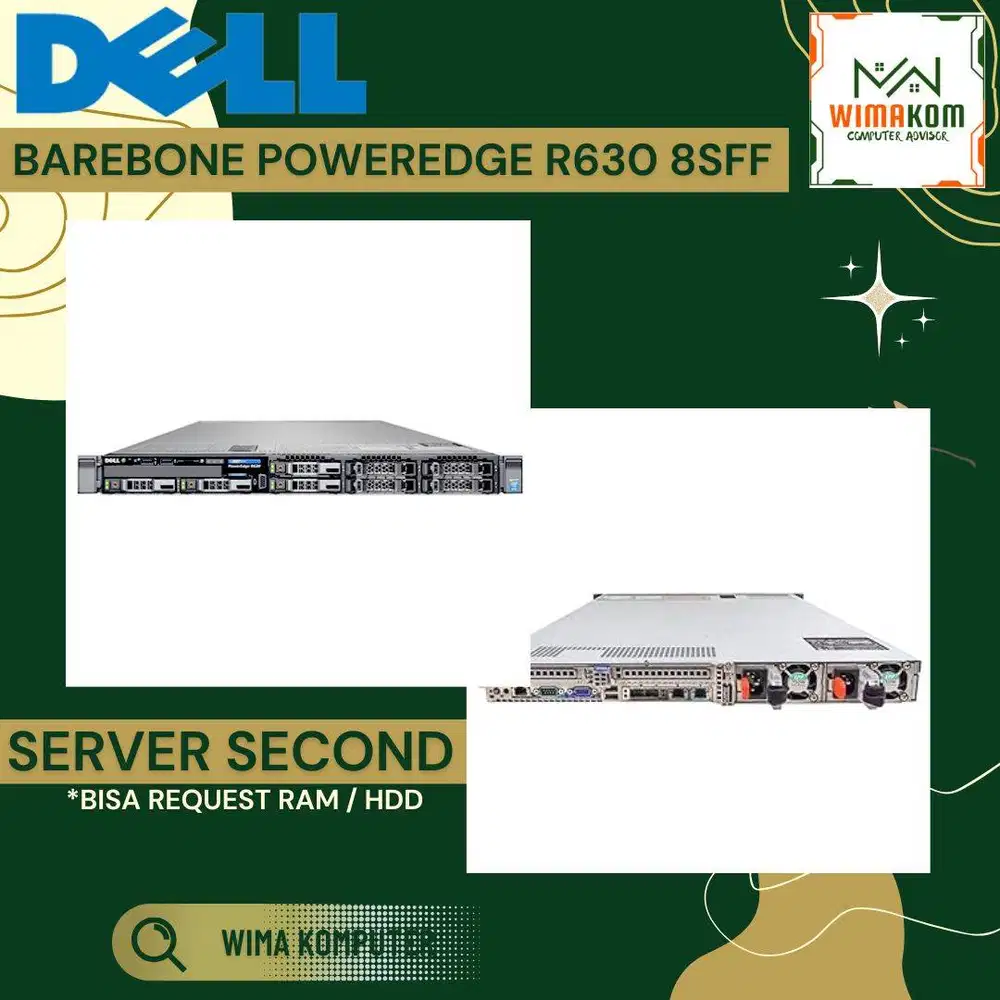 BAREBONE SERVER DELL R630 8 SFF