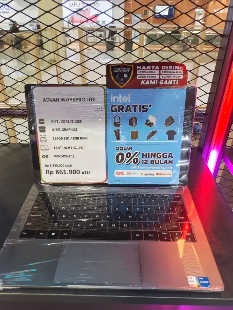ADVAN WORKPRO LITE/INTEL CORE I5/RAM 8GB/SSD 256GB
