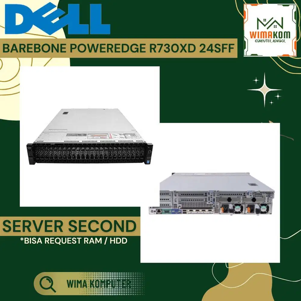 BAREBONE SERVER DELL R730XD 24 SFF
