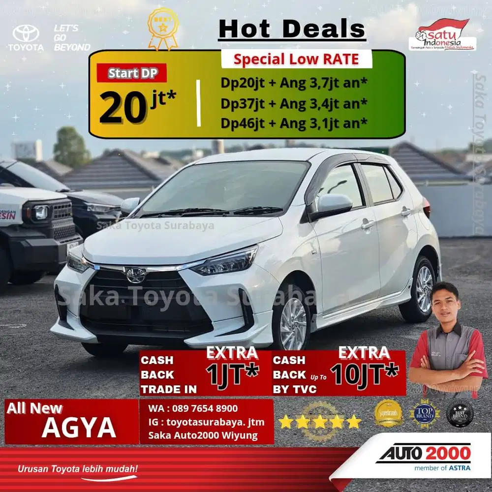 Terbaru Toyota Agya G Manual 2026
