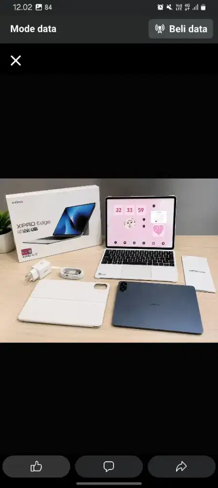 Infinix xapad lte  ram 8/256gb