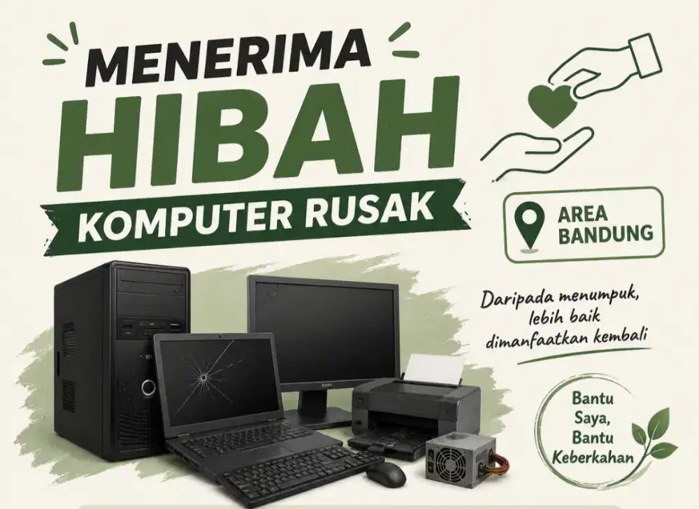 Menerima Donasi Komputer rusak untuk diperbaiki kembali