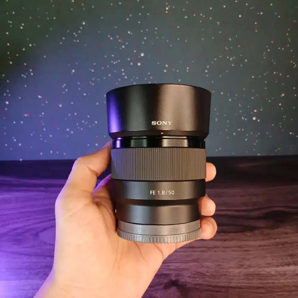 SONY FE 50MM F1.8 BLACK MULUS NO JAMUR