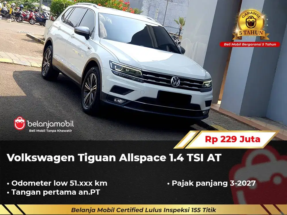 [ LOW KM ] Volkswagen VW Tiguan Allspace 1.4 TSI AT 2020/2021