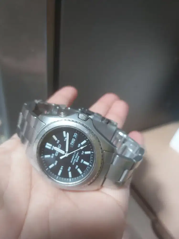 Seiko Kinetic titanium