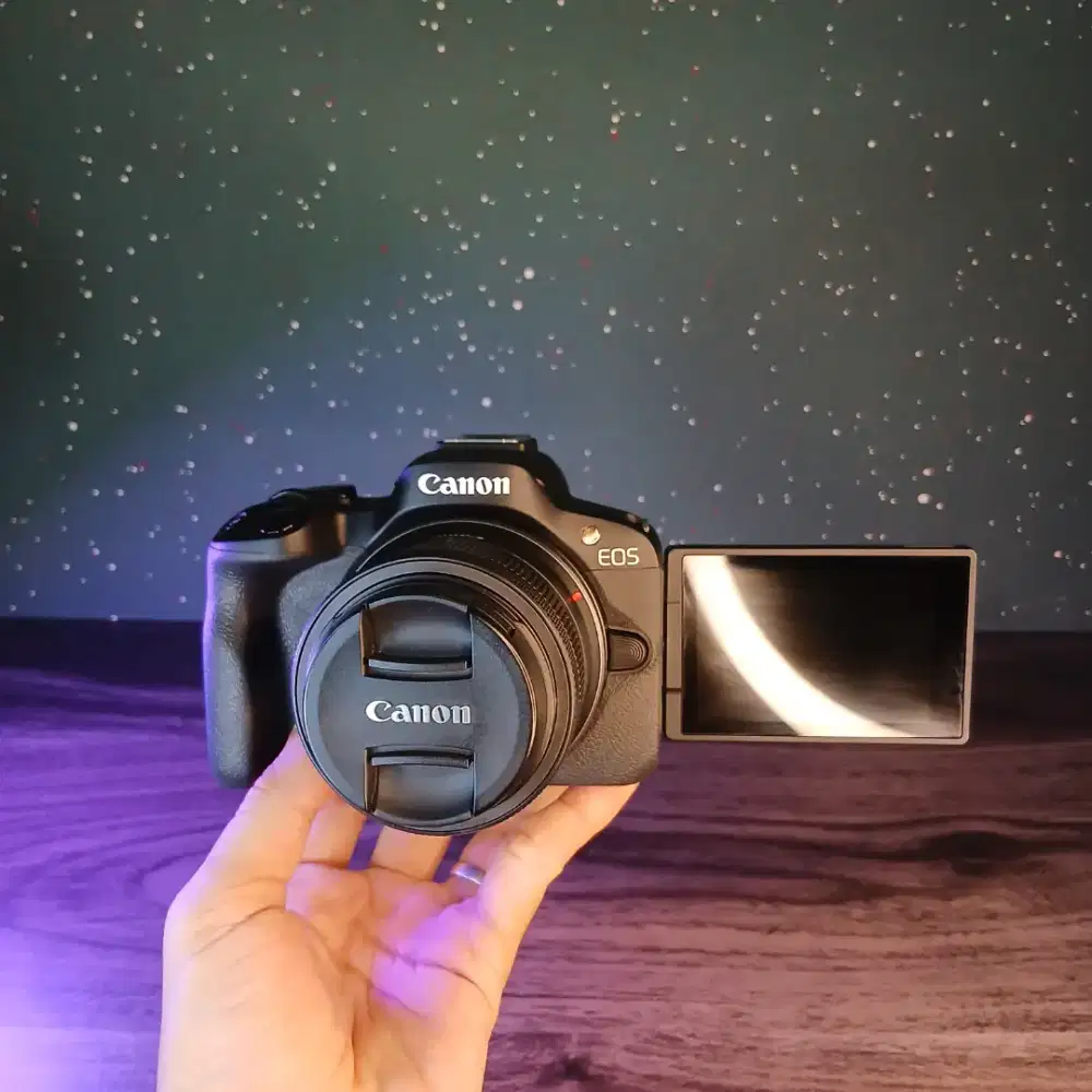 !!LIKE NEW!! CANON EOS R50 KIT BLACK FULLSETBOX