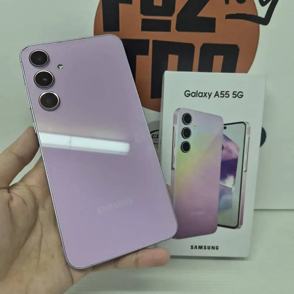 amsung A55 5G 12/256GB LILAC FULLSET No Minus EX SEIN