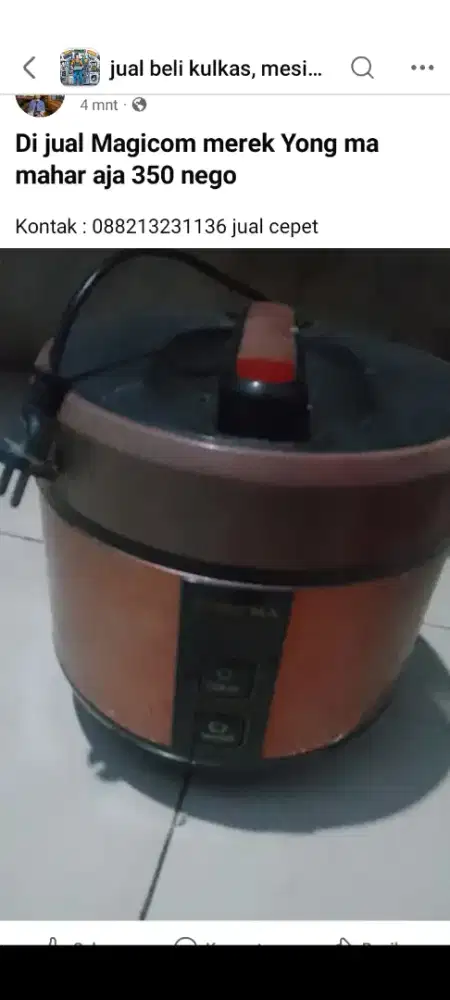 Di jual Magicom second