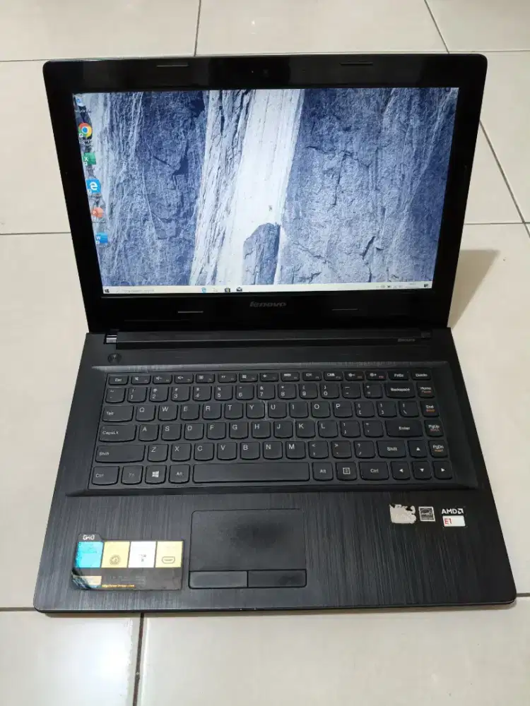 Jual Lenovo G40, AMD E1-6010, Ram4Gb/Hdd320Gb, Normal Siap Pakai