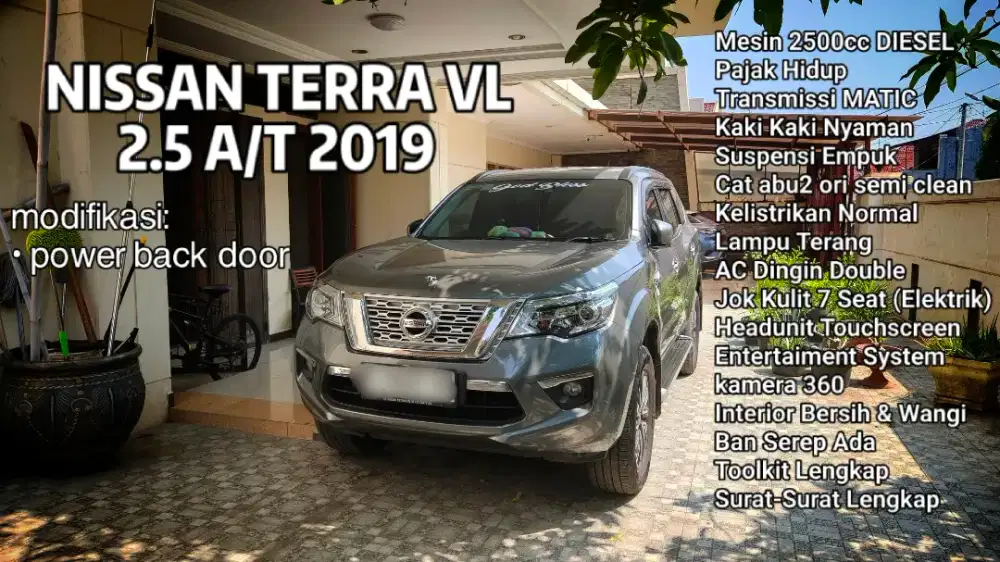 NISSAN TERRA VL 2.5 A/T 4×2 2019