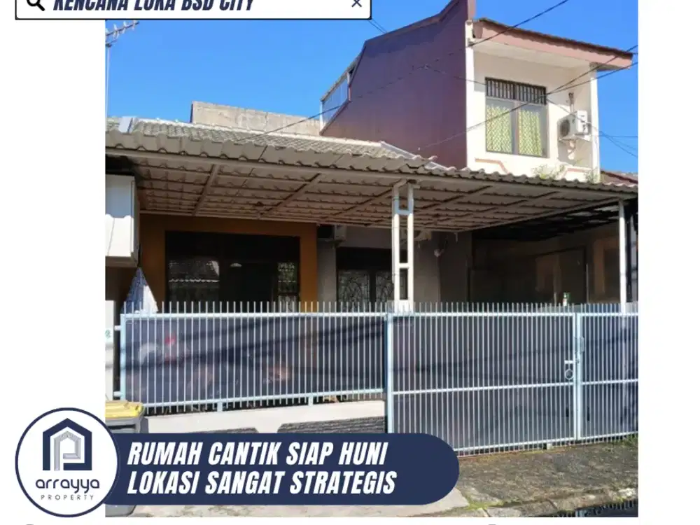 DIJUAL RUMAH CANTIK LINGKUNGAN ASRI DI KENCANA LOKA (GLB97)