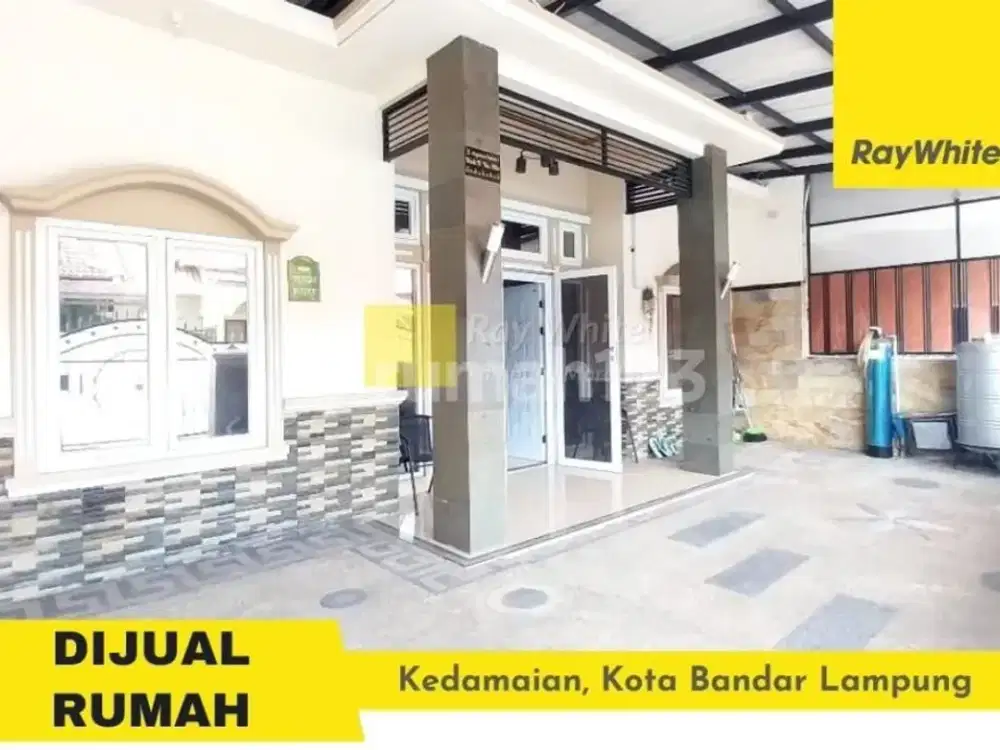 MURAH RUMAH DI  KEDAMAIAN   KOTA BANDAR LAMPUNG
