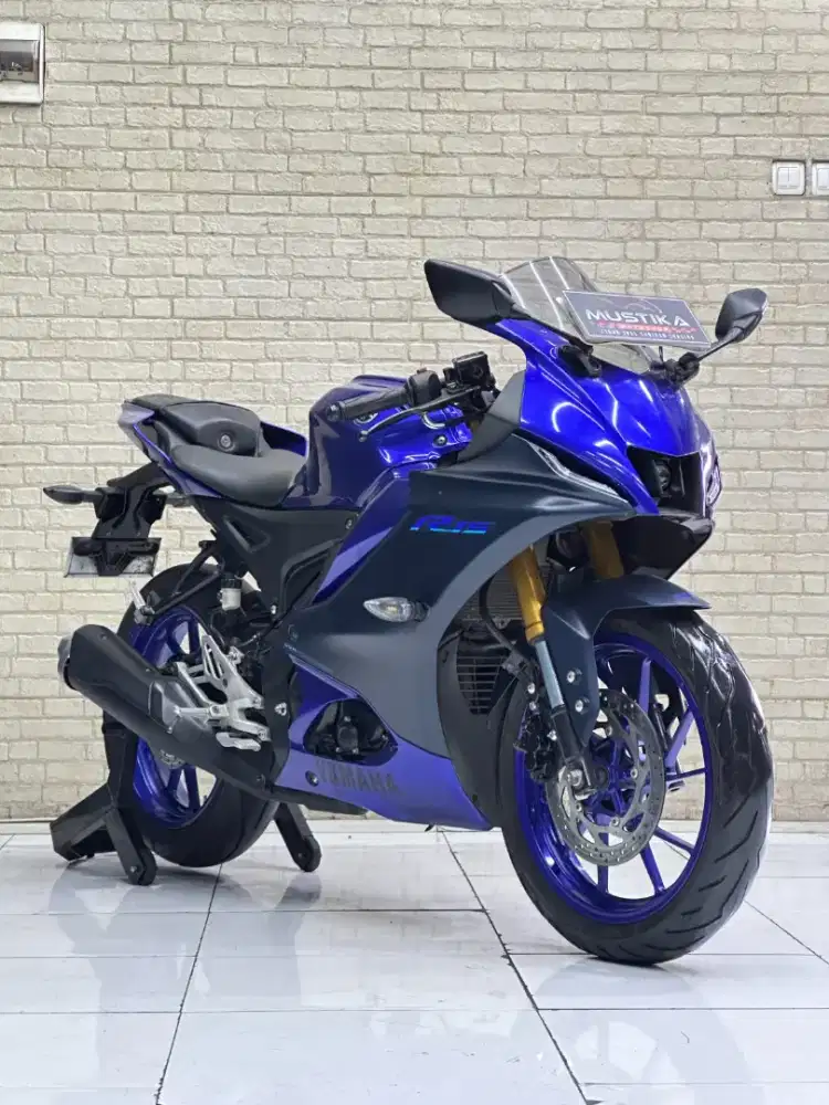READY‼️ YAMAHA R15 V4 TH 2022 SUPER MULUS NOPOL AE WARNA FAVORIT BIRU