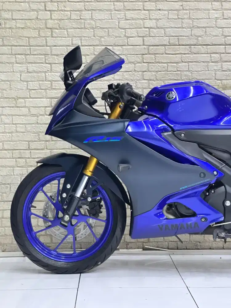 READY‼️ YAMAHA R15 V4 BLUE RACE TH 2023 MULUS ODO 20RB BERGARANSI