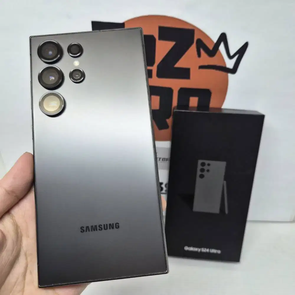 Samsung S24 Ultra 12/256GB Titanium Black Fullset No Minus EX SEIN
