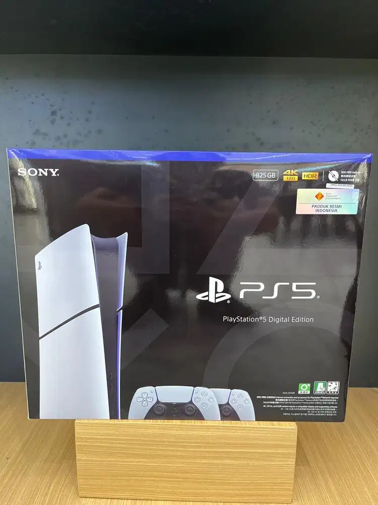 PLAYSTATION 5 SLIM DIGITIAL DUAL SENSE (2STIK) NEW SEGEL RESMI OFFIC