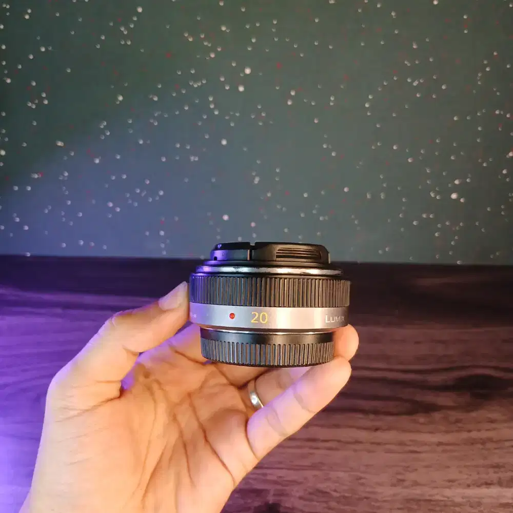 LUMIX 20MM F1.7 BLACK GOOD CONDITION FIX PANCAKE