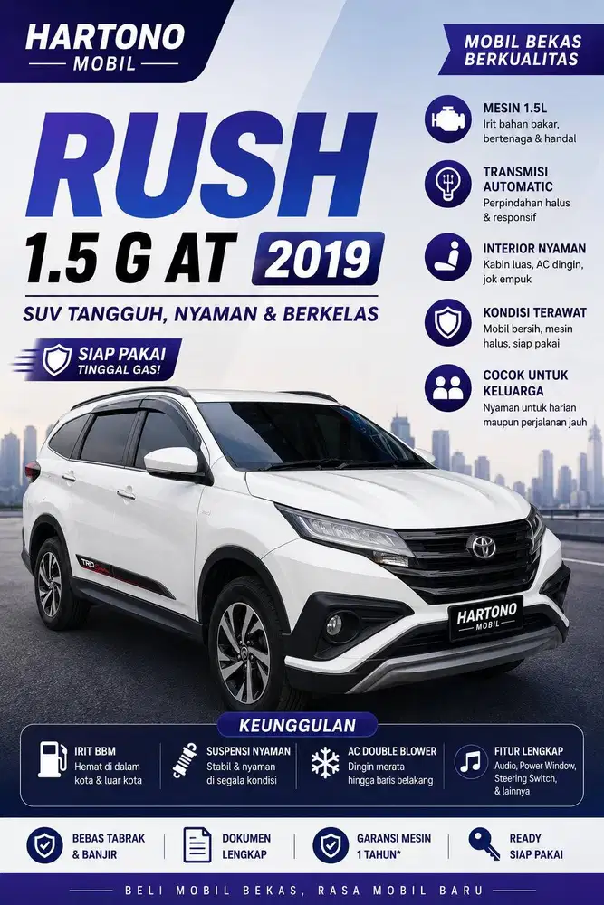 RUSH 1.5 G AT 2019