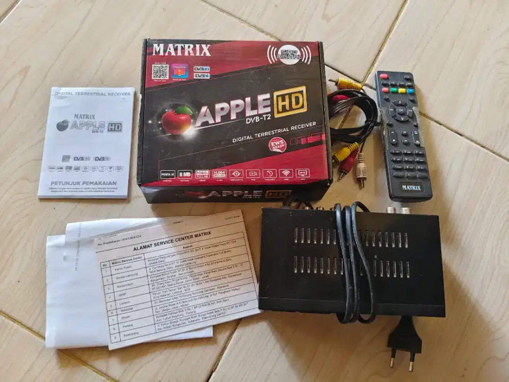 STB MATRIX APPLE MERAH DVB 2IP 2ND