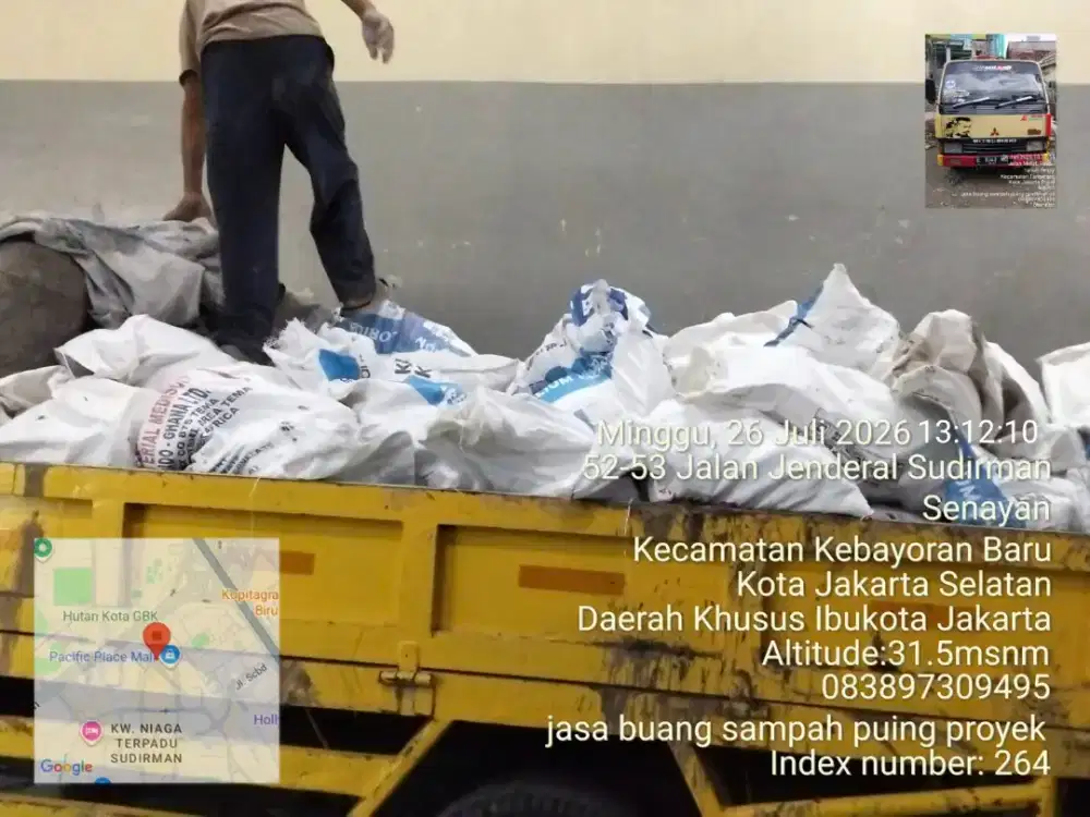 Jasa buang puing sampah