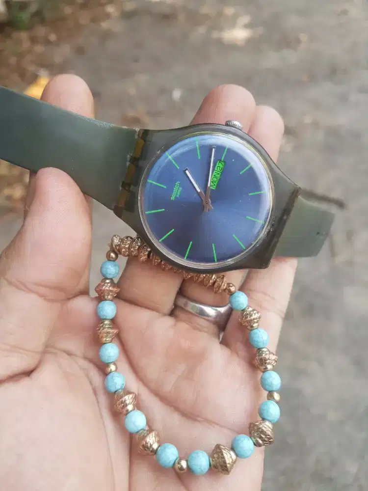 Jam swatch std minus tali putus dikit