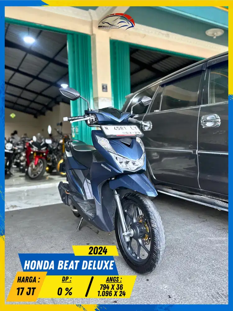 HONDA BEAT DELUXE 2024 READY MASZEHH HIKMAH MOTOR KEPUH MALANG