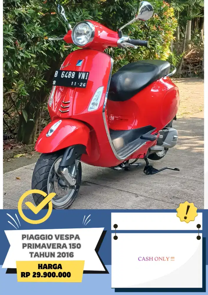 PIAGGIO VESPA PRIMAVERA 150 TAHUN 2016