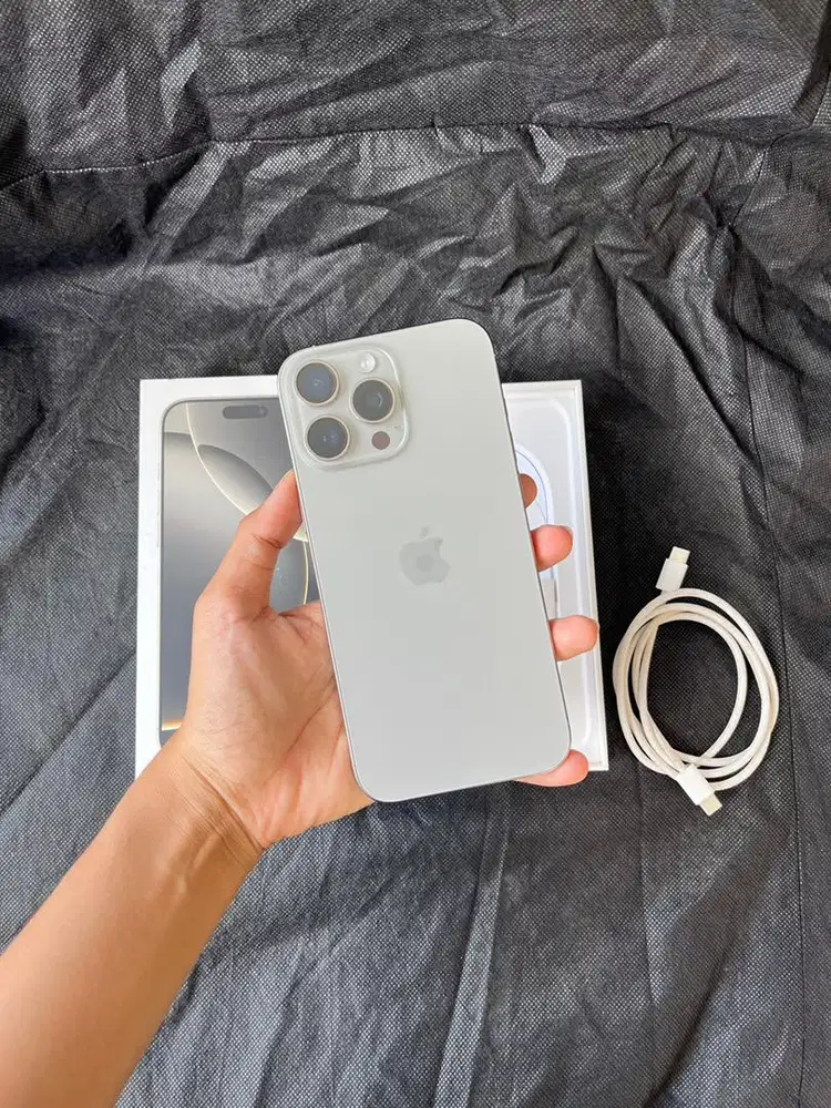 IPHONE 16 PRO MAX 256GB IBOX GARANSI ON FULLSET