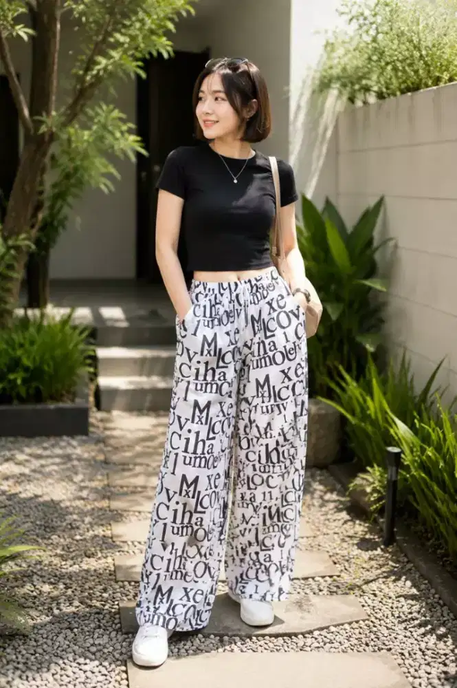 CELANA KULOT PANJANG MOTIF KEREN