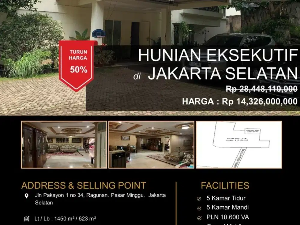 Dijual Cepat Rumah Lokasi  Pasar Minggu – Hunian Eksklusif!