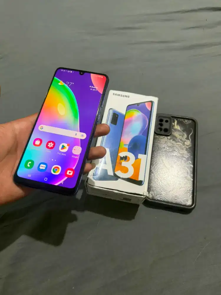 Samsung A31 Ram 6/128GB Fulldus LCD ORI Super Amoled PAMULANG UNPAM