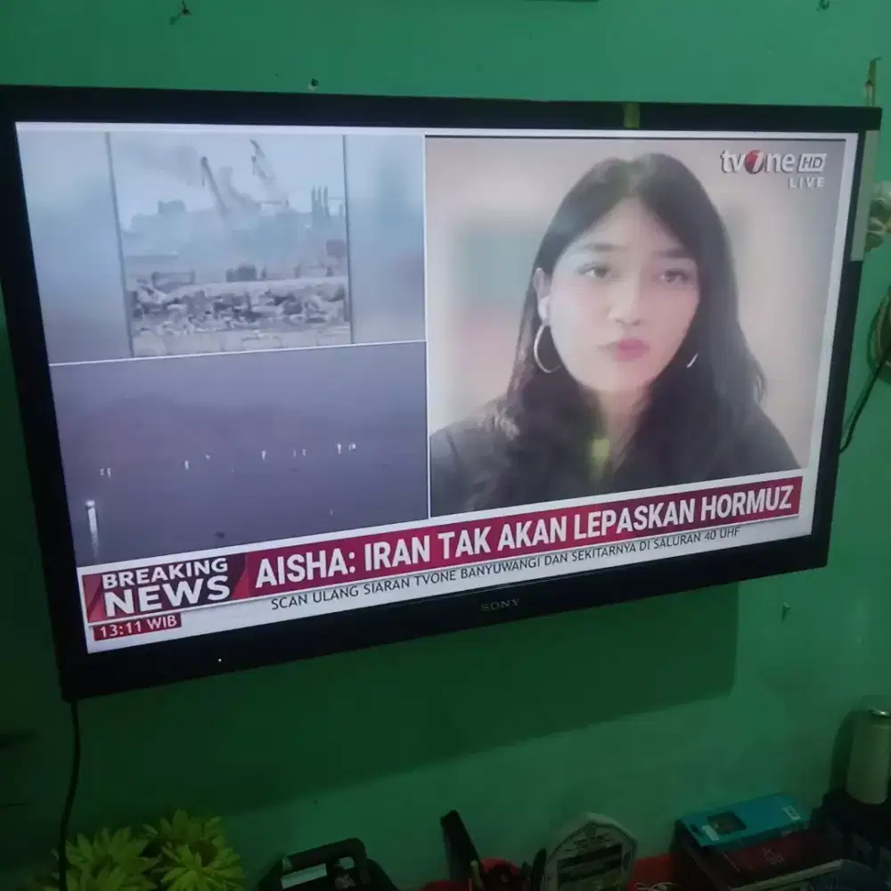 Jual tv merek Sony 43 inch normal mal gambar bagus terang