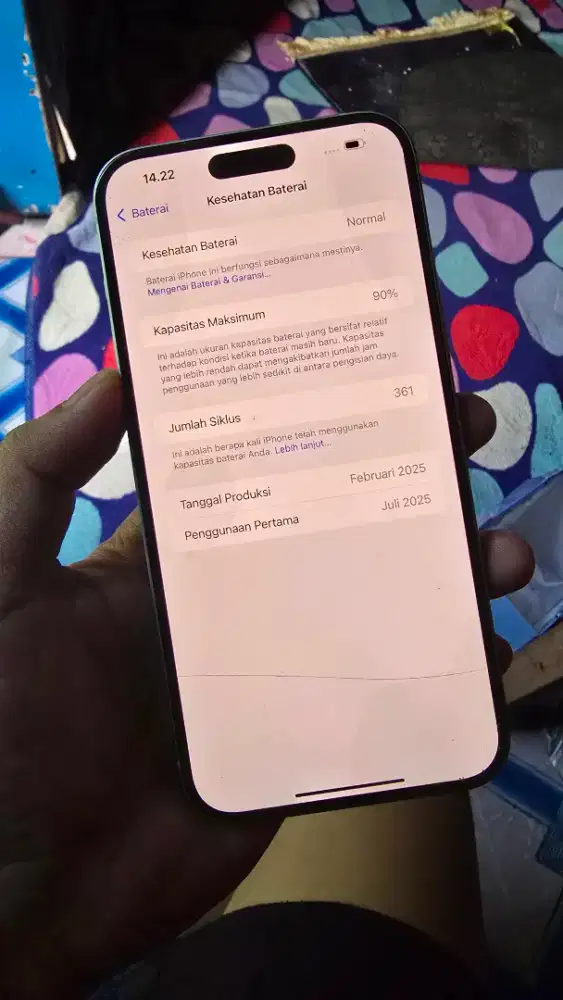 Iphone 15 plus 128 gb bekas resmi