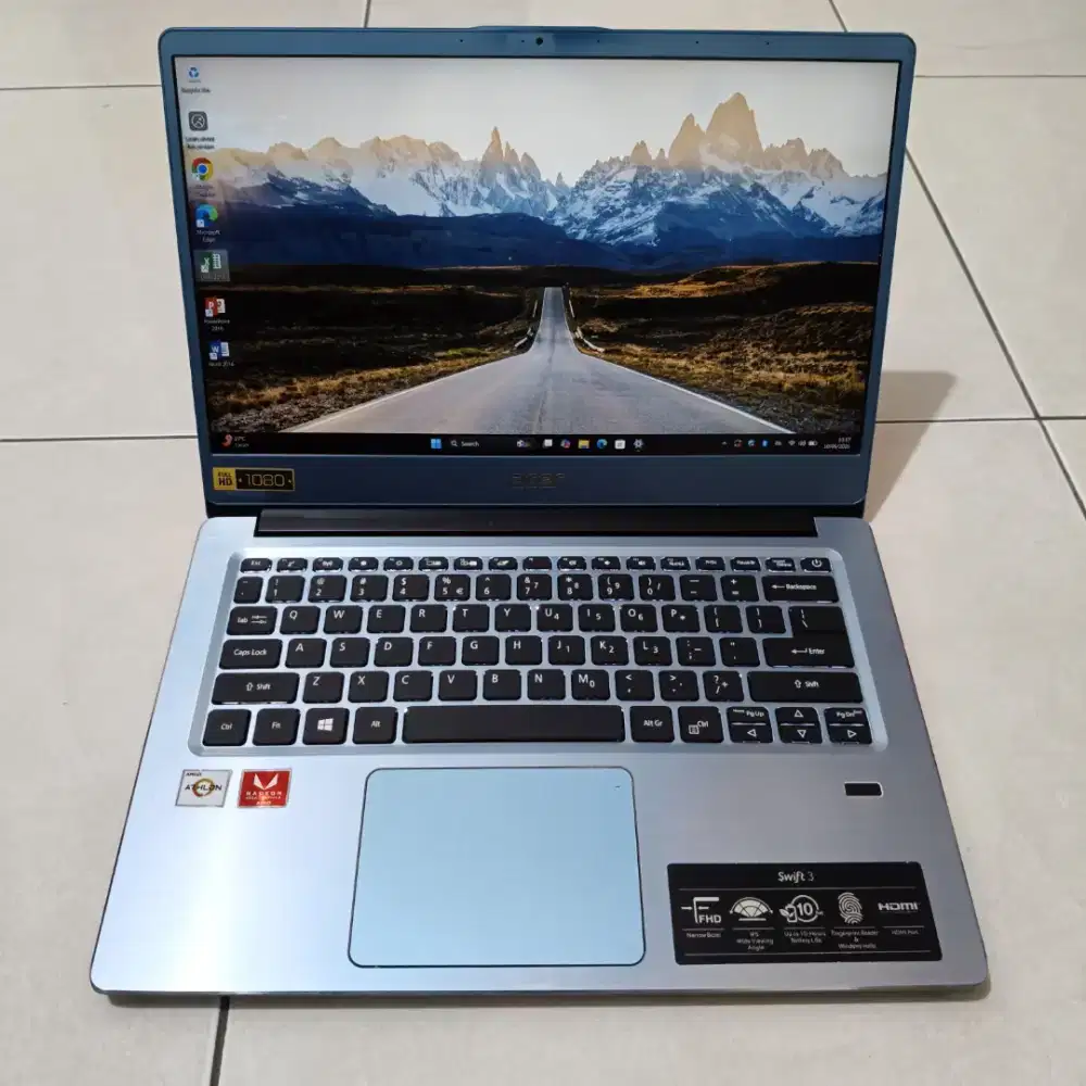 Jual Acer Swift SF314-41, AMD Athlon 300U, Ram8Gb/Ssd512Gb, #Backlight