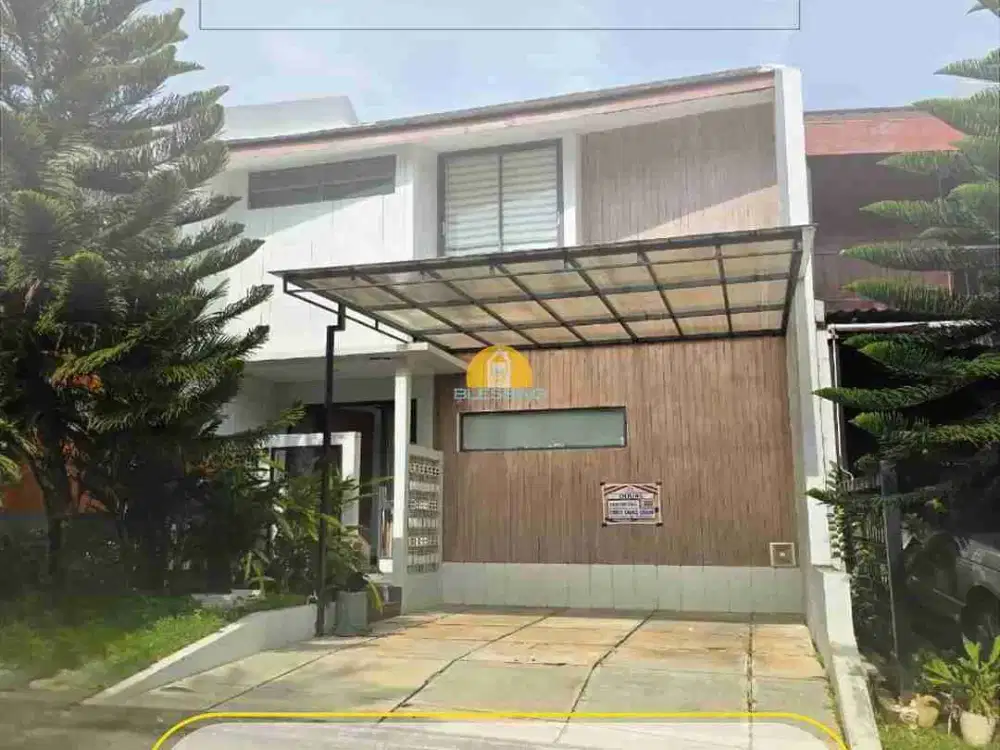 Rumah 2 lantai di Naraya BSB selangkah dari Danau