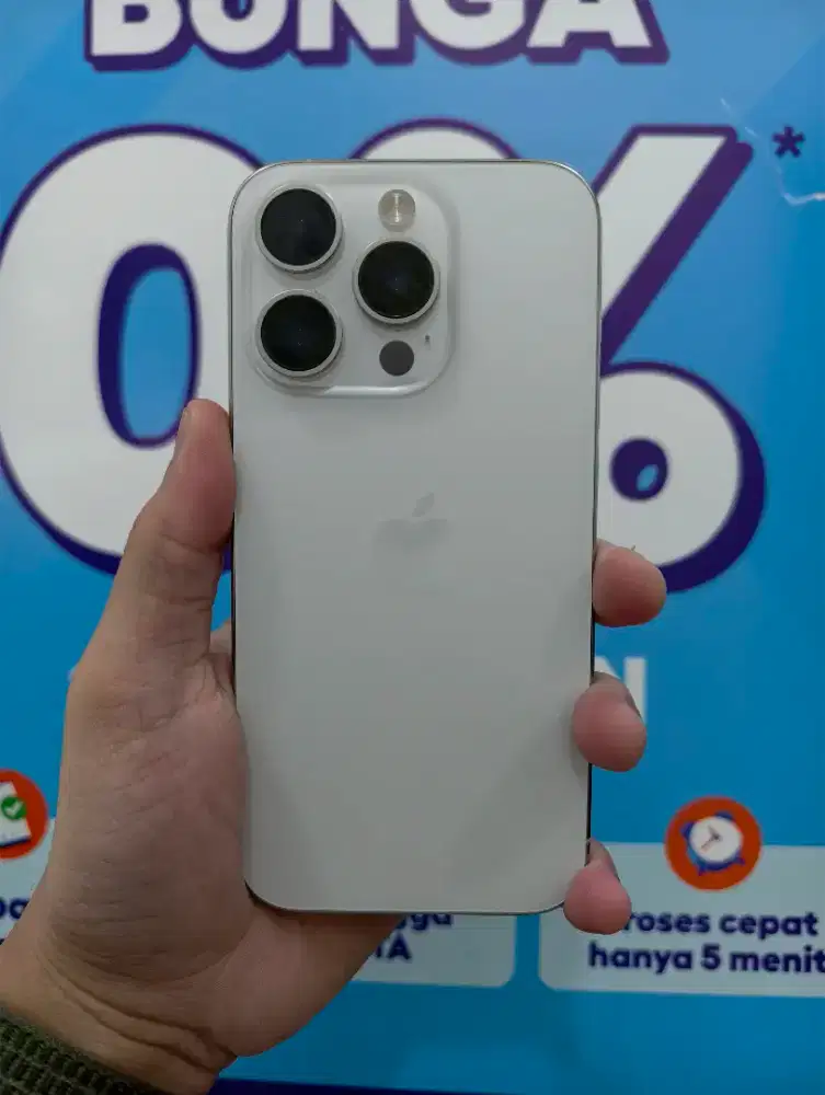 iPhone 15 Pro 128GB iBox , White Titanium