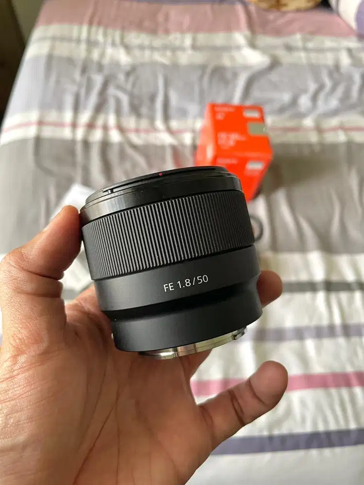 Lensa Fix Sony FE 50mm f1.8 Fullset