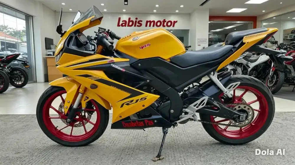 BIAH@PAJAK OFF 2 X YAMAHA R15 V3 2018 F KAB BOGOR CASH 12,850 JT