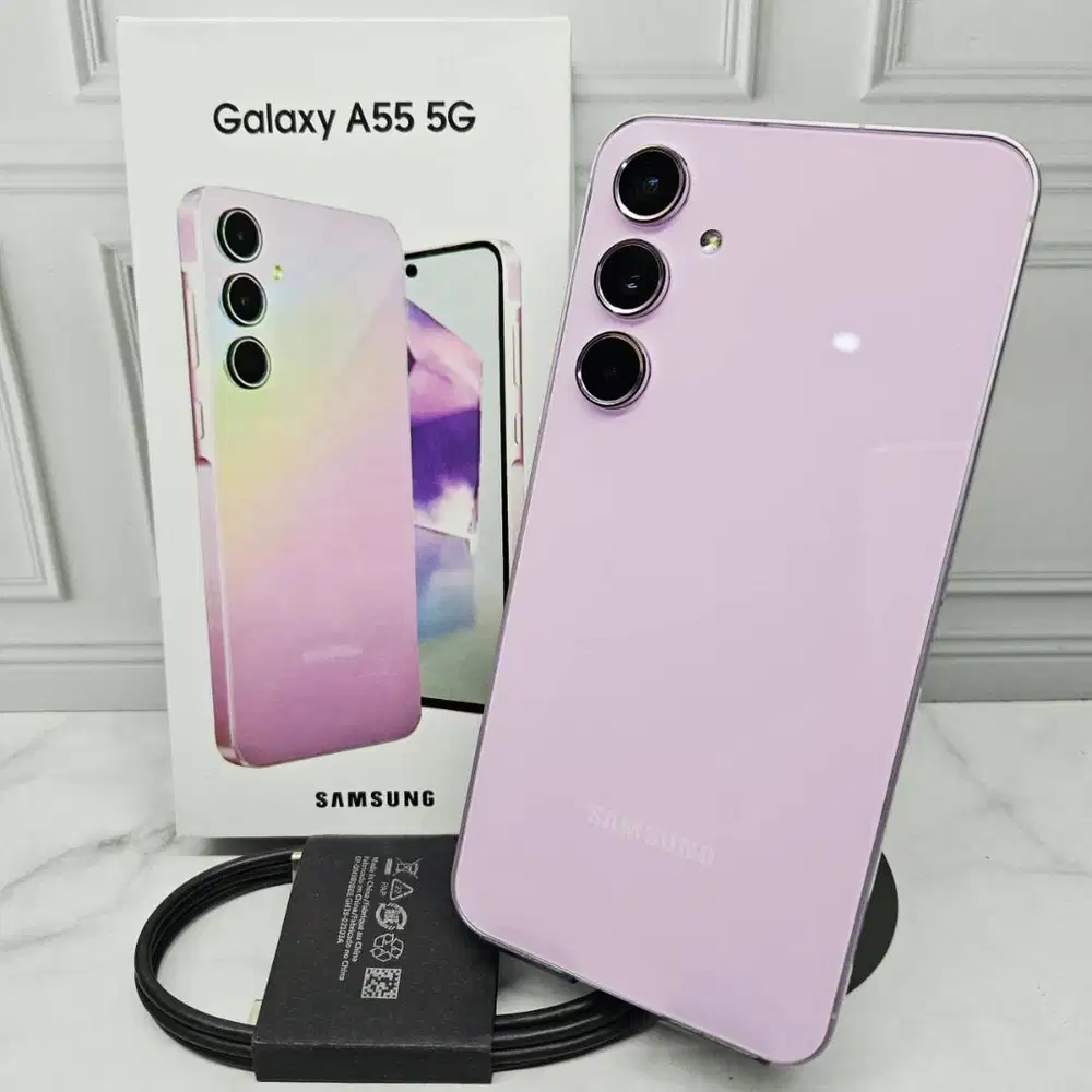 Samsung Galaxy A55 5G 12/256GB Lilac Like New Fullset No Minus