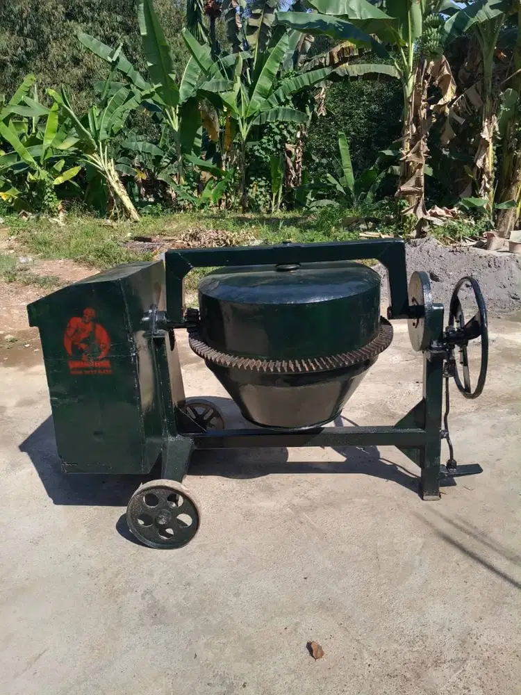 Jual Mesin Molen Beton Iron Globe Siap Kerja