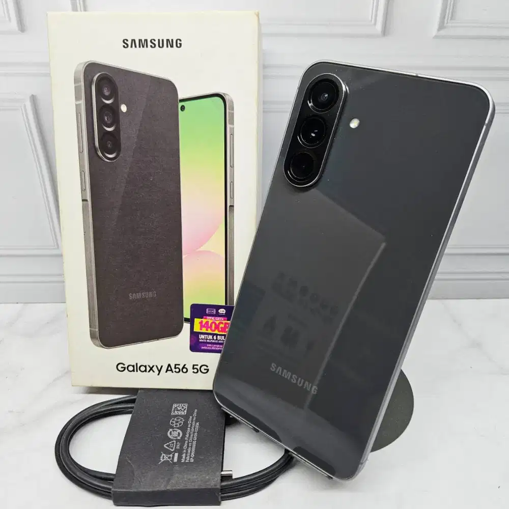 Samsung Galaxy A56 5G 8/256GB Hitam Fullset Mulus No minus
