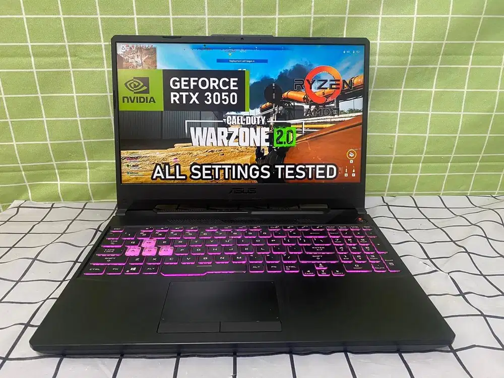 Asus FX506IC Ryzen 7 RTX3050 16gb 512gb 144hz