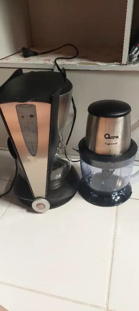 Pembuat kopi & choper daging