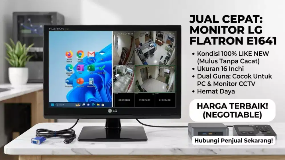 Monitor LCD LG Flatron 1641 16 inchi