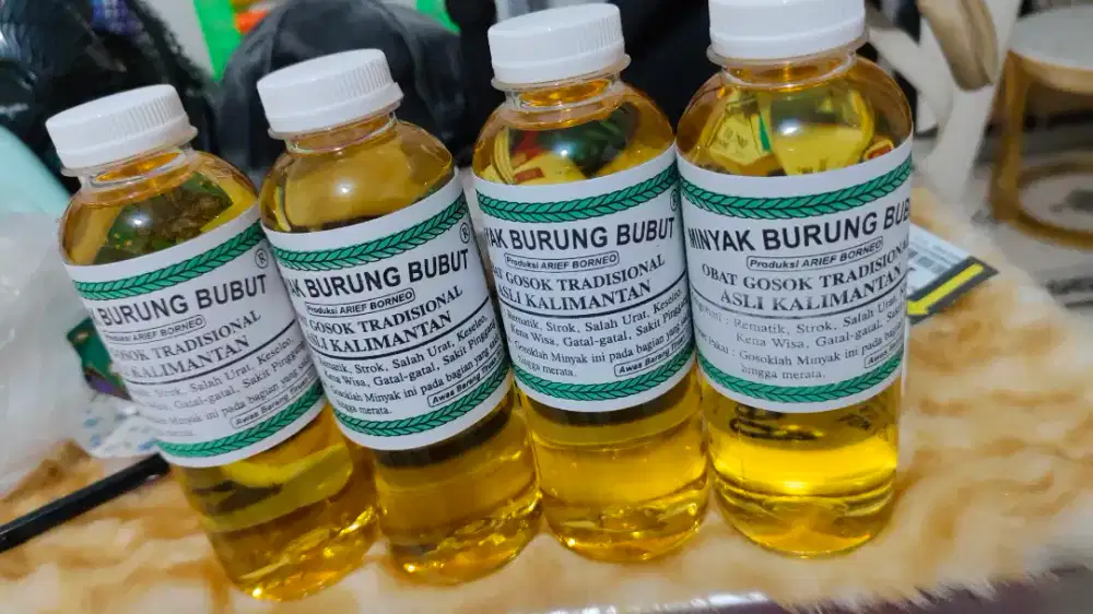 Minyak urut burung bubut