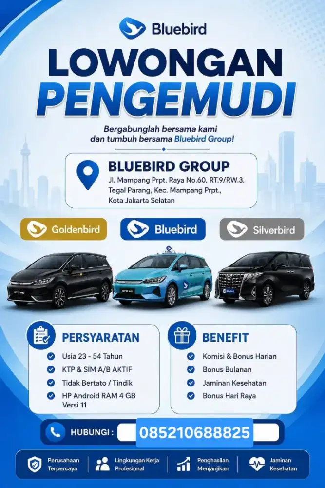 Lowongan Driver Taksi