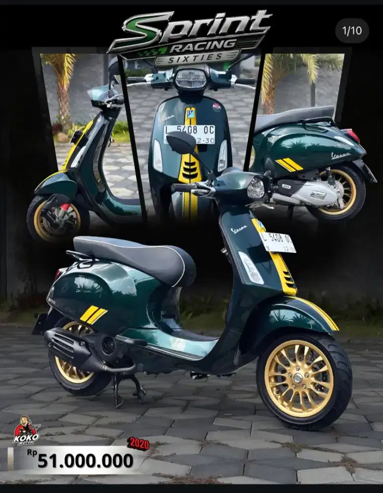 Odo 1000 Perak‼️Sprint Racing Sixties 2020.Nopol L Surabaya.