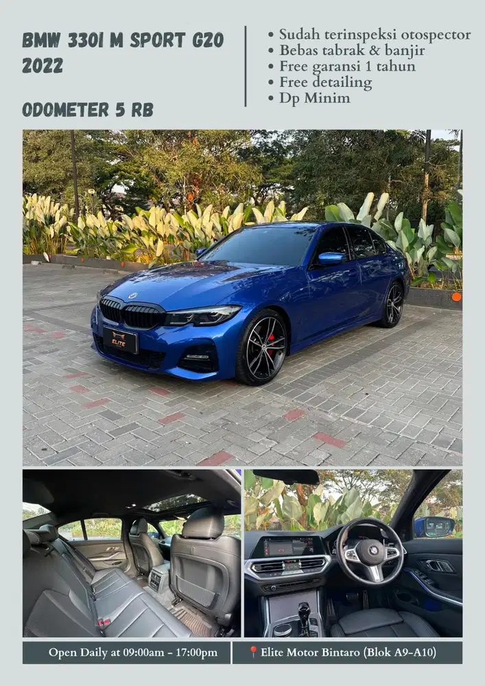 BMW 330i M Sport G20 2022