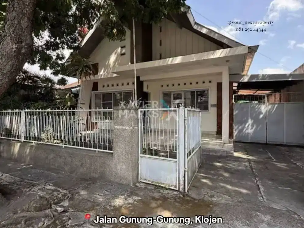 Rumah Klasik Area Jalan Gunung-Gunung Dekat Boulevard Ijen, Klojen Kota Malang