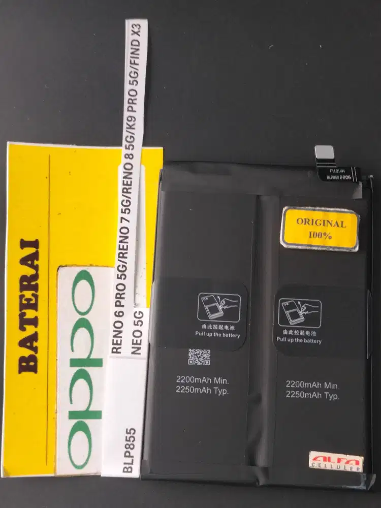 Baterai OPPO BLP855 Baterai OPPO RENO 6 PRO 5G/RENO 7 5G /RENO 8 5G